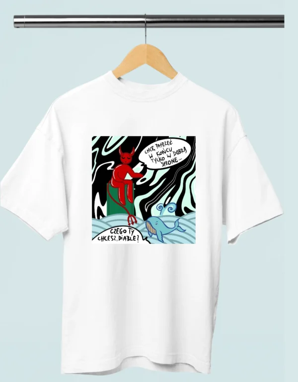 Koszulka diable biała