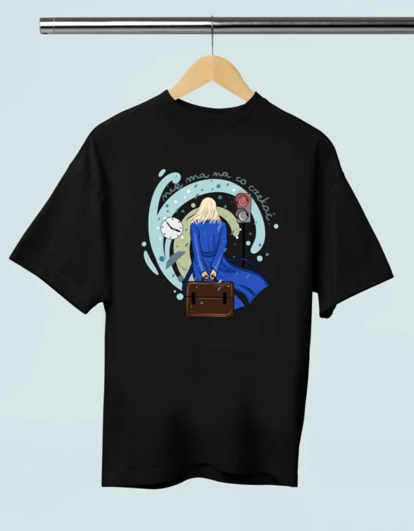 Koszulka deszcz czarna